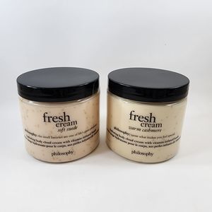 Philosophy Fresh Cream Soft Suede Warm Cashmere Hydrating Body Cloud Cream 16 Oz